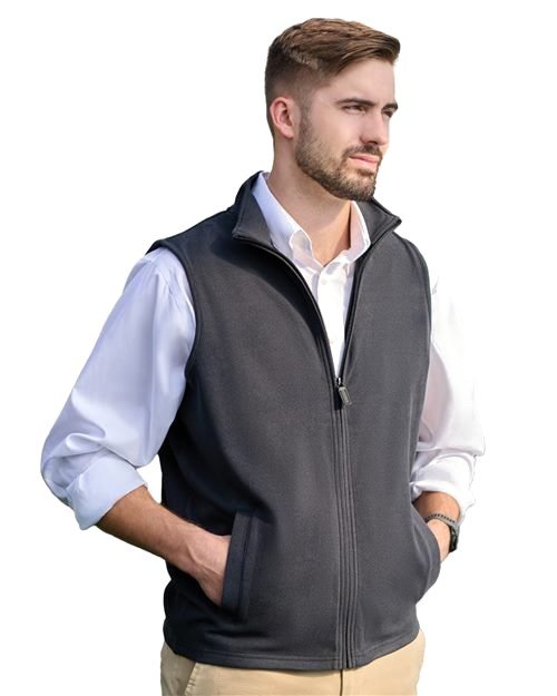 J. America Unisex Element Fleece Vest, product photo