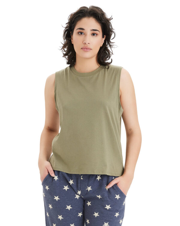 Alternative Ladies' Go-To Cropped Muscle T-Shirt 1174C1