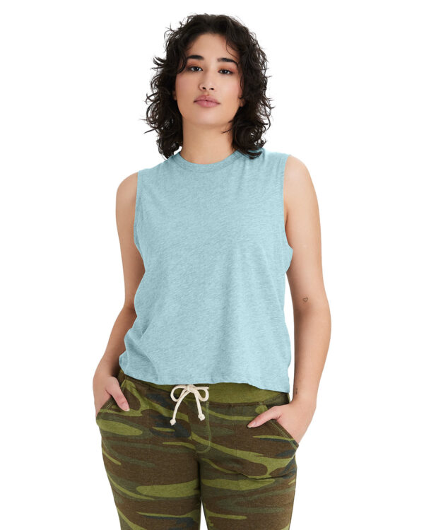 Alternative Ladies' Go-To CVC Cropped Muscle T-Shirt 1174CV