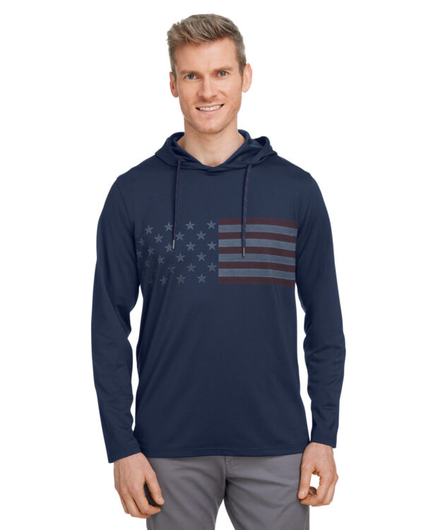 Puma Golf Men's Volition Striped Hooded Pullover 537474