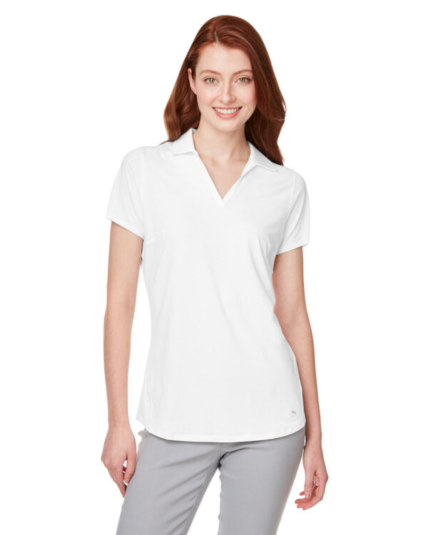 Puma Golf Ladies' Cloudspun Free V-Neck Polo 597695