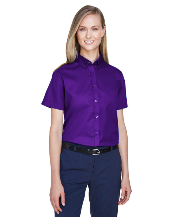 CORE365 Ladies' Optimum Short-Sleeve Twill Shirt 78194