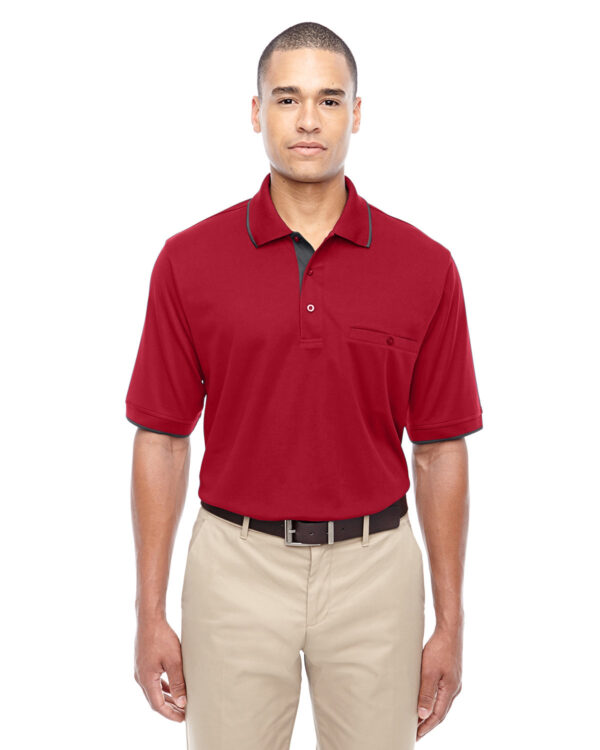 CORE365 Men's Motive Performance Piqué Polo with Tipped Collar 88222