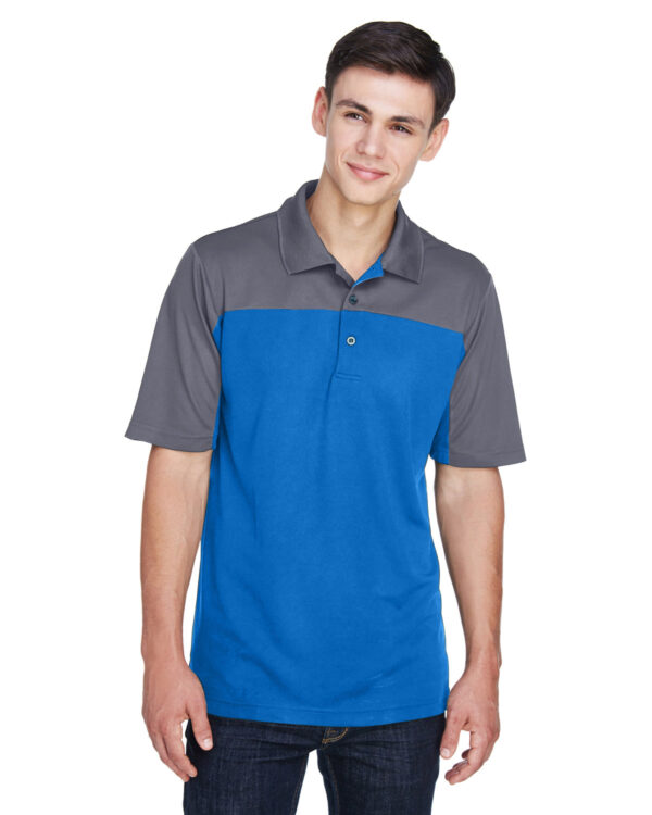 CORE365 Men's Balance Colorblock Performance Piqué Polo CE101