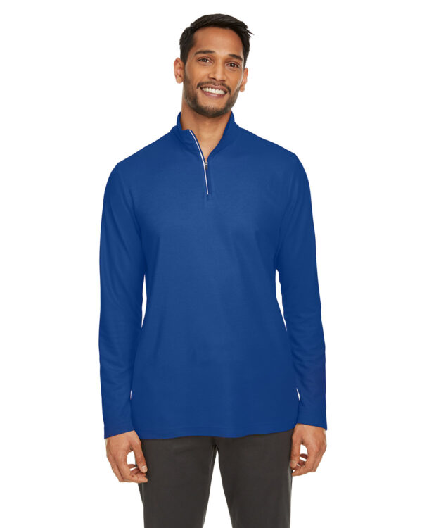 CORE365 Men's Fusion ChromaSoft Pique Quarter-Zip CE405