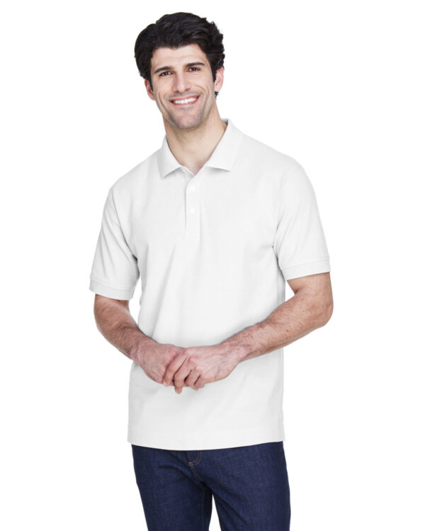 Devon & Jones Men's Pima Piqué Short-Sleeve Polo D100