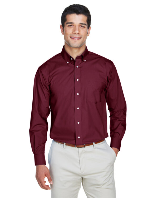 Devon & Jones Men's Crown Collection® Solid Broadcloth Woven Shirt D620