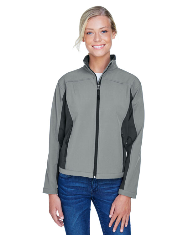 Devon & Jones Ladies' Soft Shell Colorblock Jacket D997W