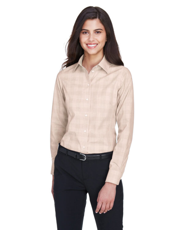 Devon & Jones Ladies' Crown Collection® Glen Plaid Woven Shirt DG520W