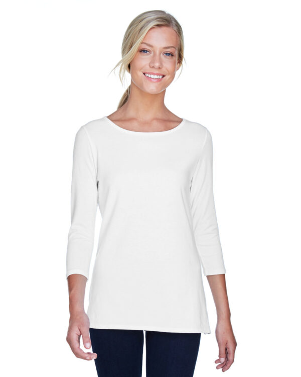 Devon & Jones Ladies' Perfect Fit Ballet Bracelet-Length Knit Top DP192W