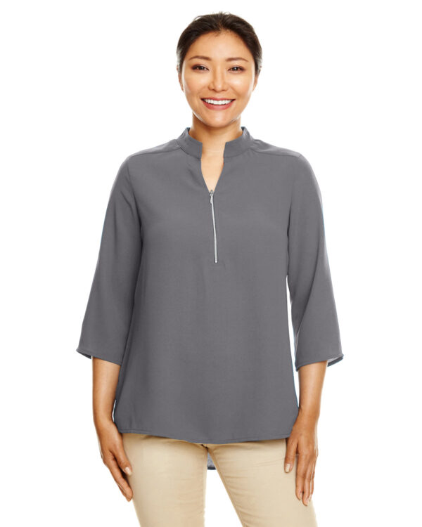 Devon & Jones Ladies' Perfect Fit 3/4-Sleeve Crepe Tunic DP611W