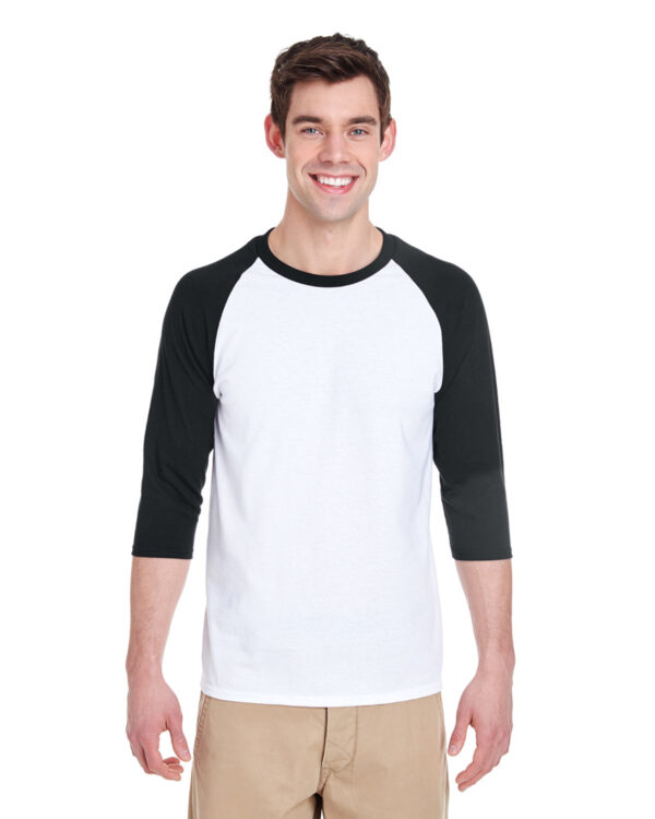 Gildan Adult Heavy Cotton 3/4-Raglan Sleeve T-Shirt G570