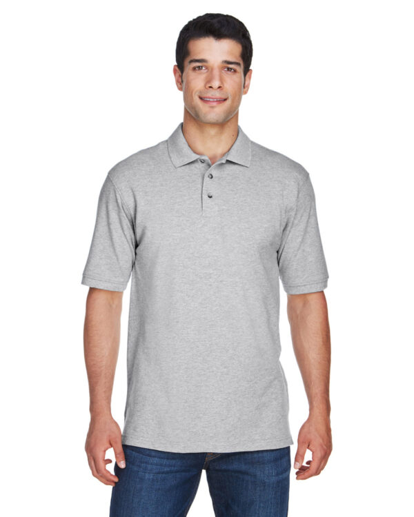 Harriton Men's Tall 6 oz. Ringspun Cotton Piqué Short-Sleeve Polo M200T