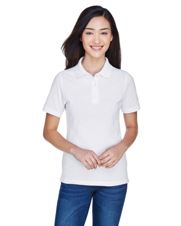 Harriton Ladies' 5.6 oz. Easy Blend Polo M265W