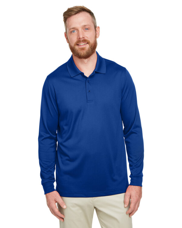 Harriton Men's Advantage Snag Protection Plus IL Long Sleeve Polo M348L