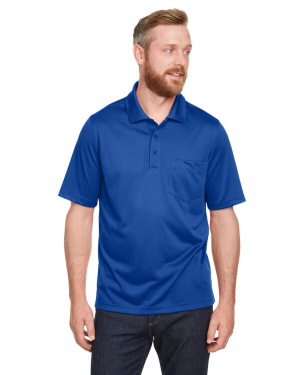 Harriton Men's Advantage Snag Protection Plus IL Pocket Polo M348P