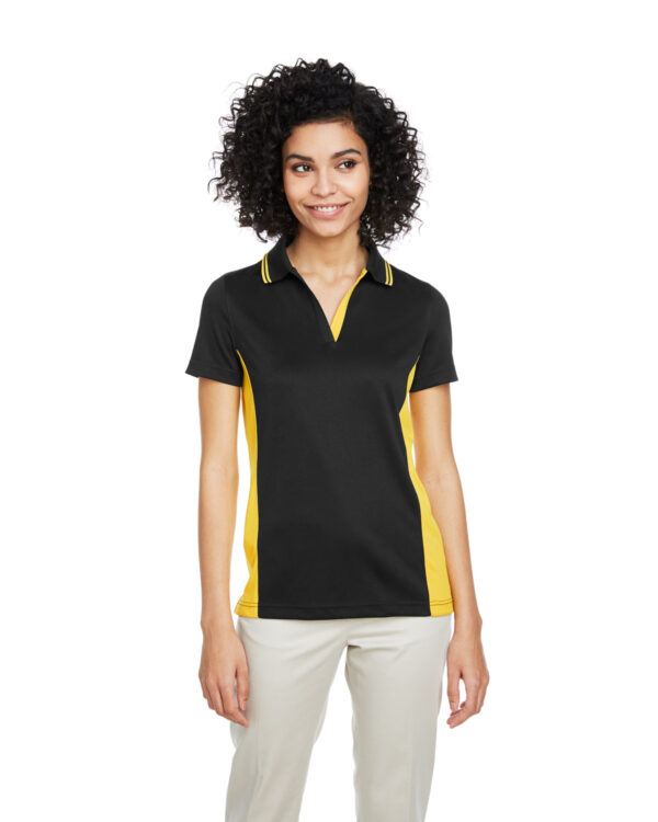 Harriton Ladies' Flash Snag Protection Plus IL Colorblock Polo M386W