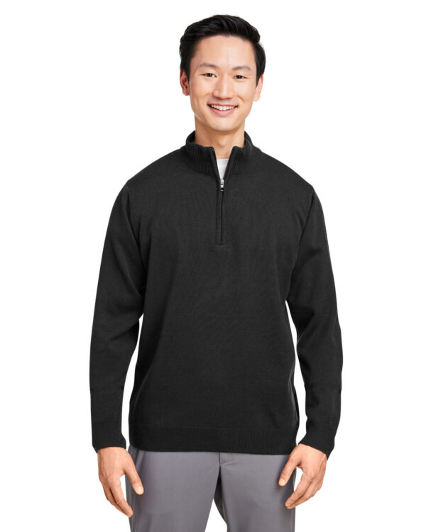 Harriton Unisex Pilbloc Quarter-Zip Sweater M421