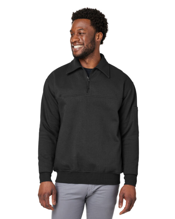 Harriton Men's ClimaBloc Heavyweight Tactical Quarter-Zip M712