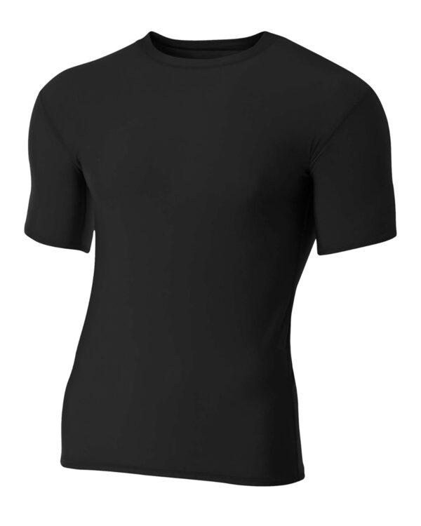 A4 Adult Polyester Spandex Short Sleeve Compression T-Shirt N3130