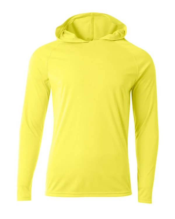 A4 Men's Cooling Performance Long-Sleeve Hooded T-shirt N3409