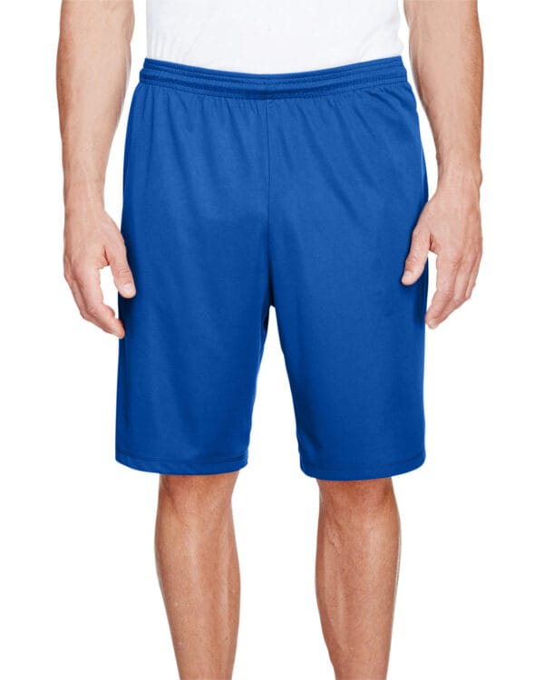 A4 Men's 9" Inseam Pocketed Performance Shorts N5338