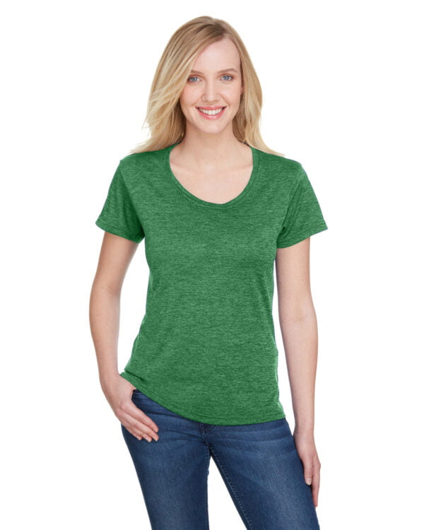 A4 Ladies' Tonal Space-Dye T-Shirt NW3010