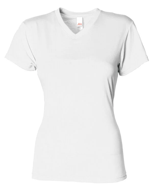 A4 Ladies' Softek V-Neck T-Shirt NW3013