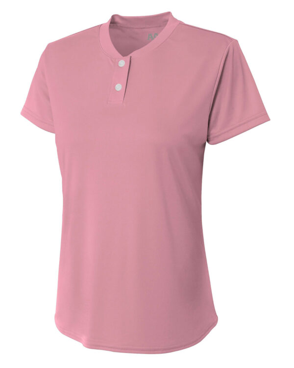 A4 Ladies' Tek 2-Button Henley Shirt NW3143