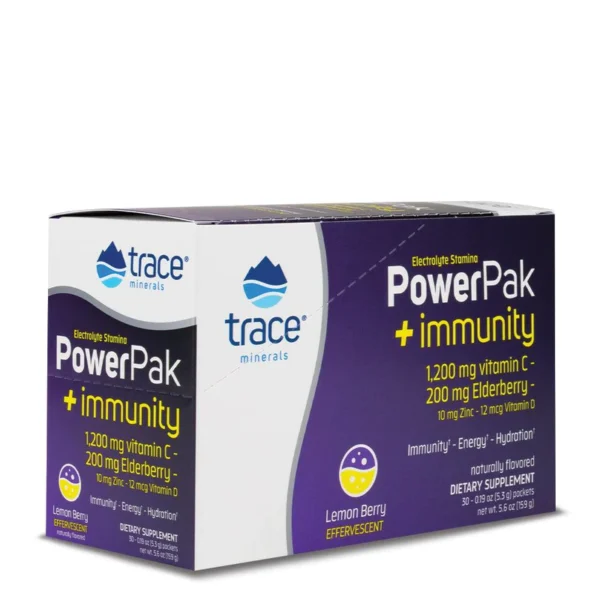 Trace Mineral Power Pak Lemon Berry Immunity