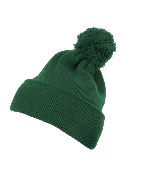 Yupoong Cuffed Knit Beanie with Pom Pom Hat 1501P