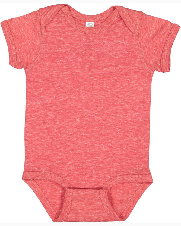 Rabbit Skins Infant Harborside Melange Jersey Bodysuit 4491