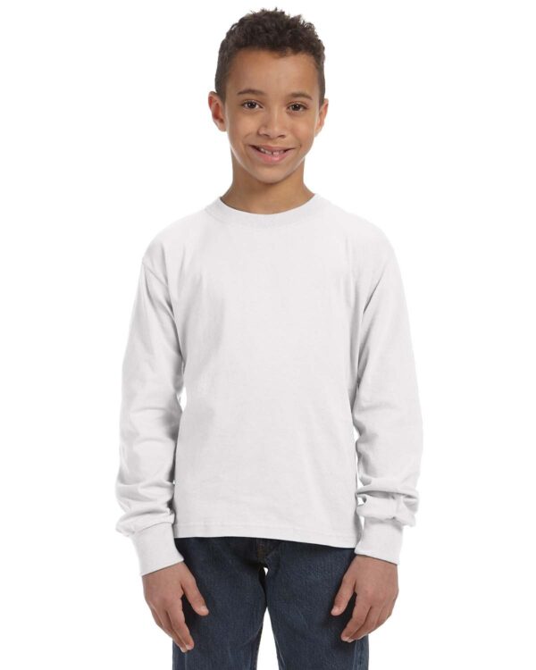 Fruit of the Loom Youth 5 oz. HD Cotton Long-Sleeve T-Shirt 4930B