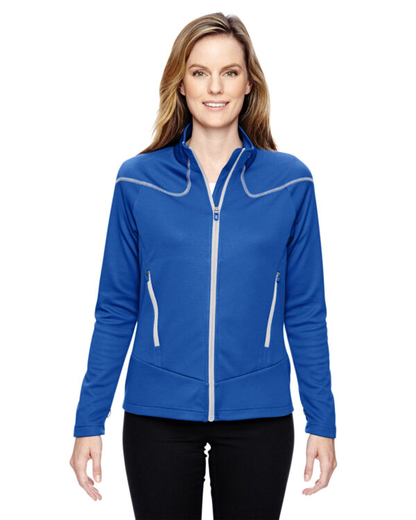 North End Ladies' Cadence Interactive Two-Tone Brush Back Jacket 78806