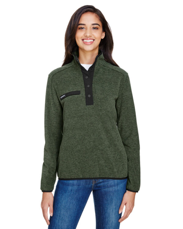 Dri Duck Denali Melange Mountain Fleece Pullover 9340