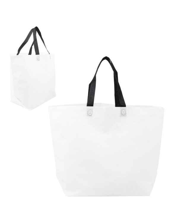 Prime Line Two-Tone Heat Sealed Non-Woven Tote BG208