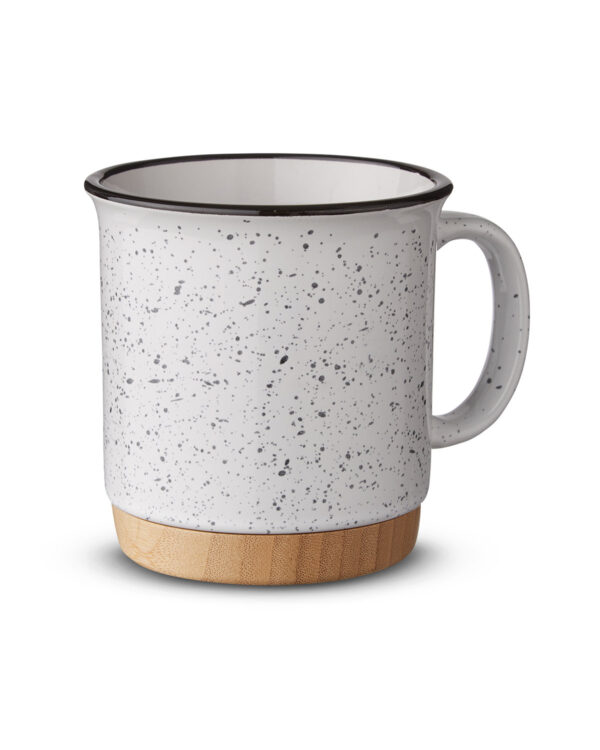 Prime Line 15oz Campfire Mug With Bamboo Base CM230