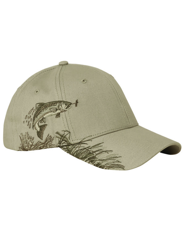 Dri Duck Brushed Cotton Twill Trout Cap DI3256