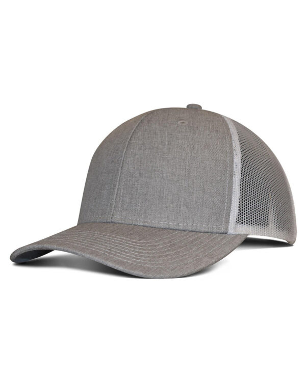 Fahrenheit Heathered Cotton Polyester Trucker Hat F211