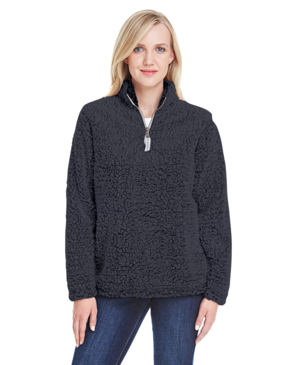 J America Ladies' Epic Sherpa 1/4 Zip JA8451