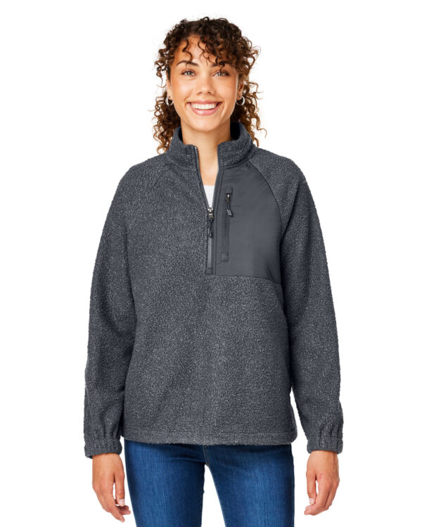 North End Ladies' Aura Sweater Fleece Quarter-Zip NE713W