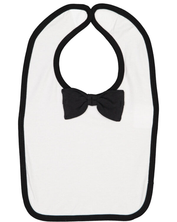 Rabbit Skins Infant Baby Rib Bow Tie Bib R1002