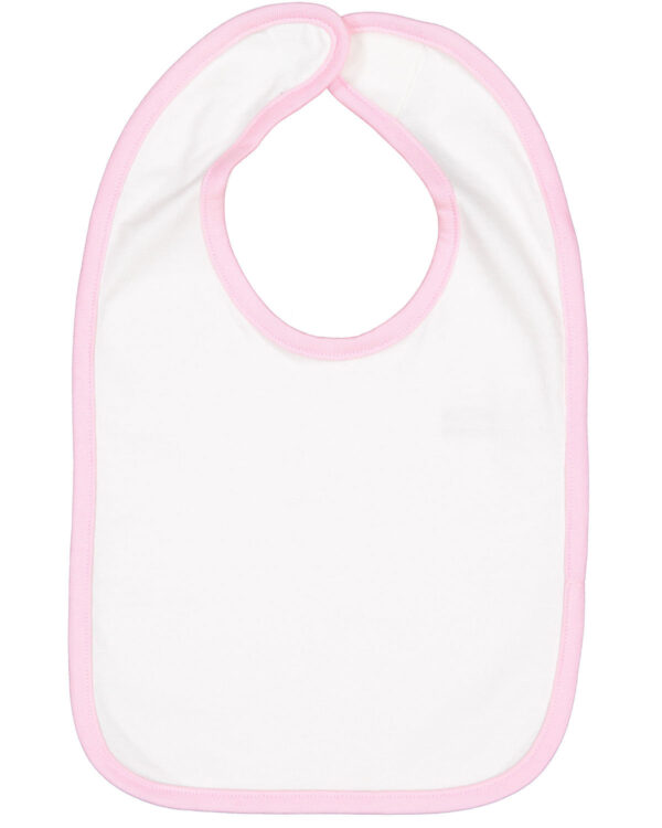 Rabbit Skins Infant Contrast Trim Bib RS1004