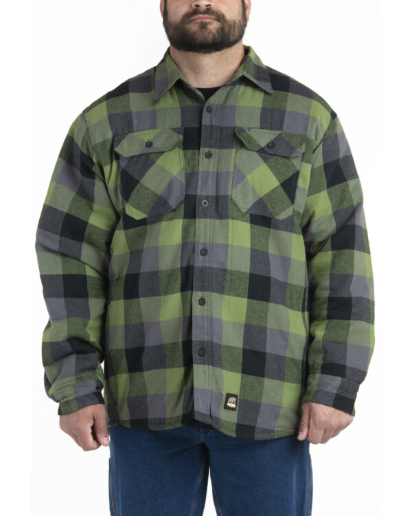 Berne Men's Timber Flannel Shirt Jacket SH69