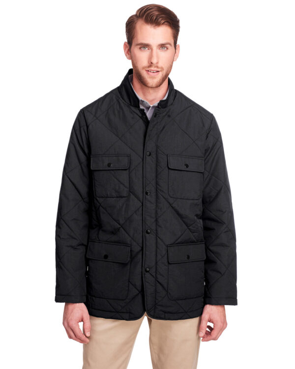 UltraClub Men's Dawson Quilted Hacking Jacket UC708