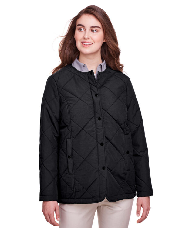 UltraClub Ladies' Dawson Quilted Hacking Jacket UC708W