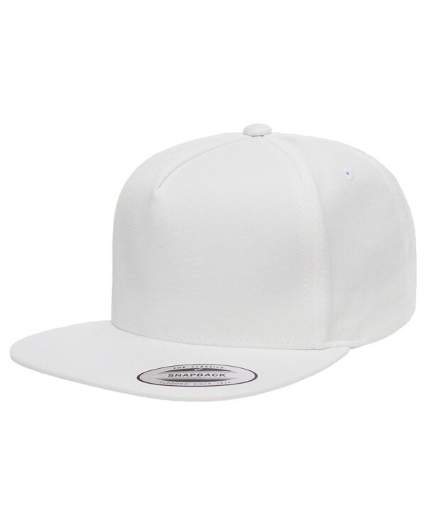 Yupoong Adult 5-Panel Cotton Twill Snapback Cap Y6007