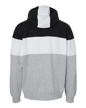 Alternative view of Men's Varsity Fleece Colorblocked Hooded Sweatshirt