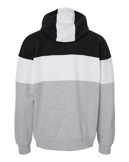 Men's Varsity Fleece Colorblocked Hooded Sweatshirt - Image 2