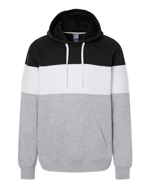 Men's Varsity Fleece Colorblocked Hooded Sweatshirt